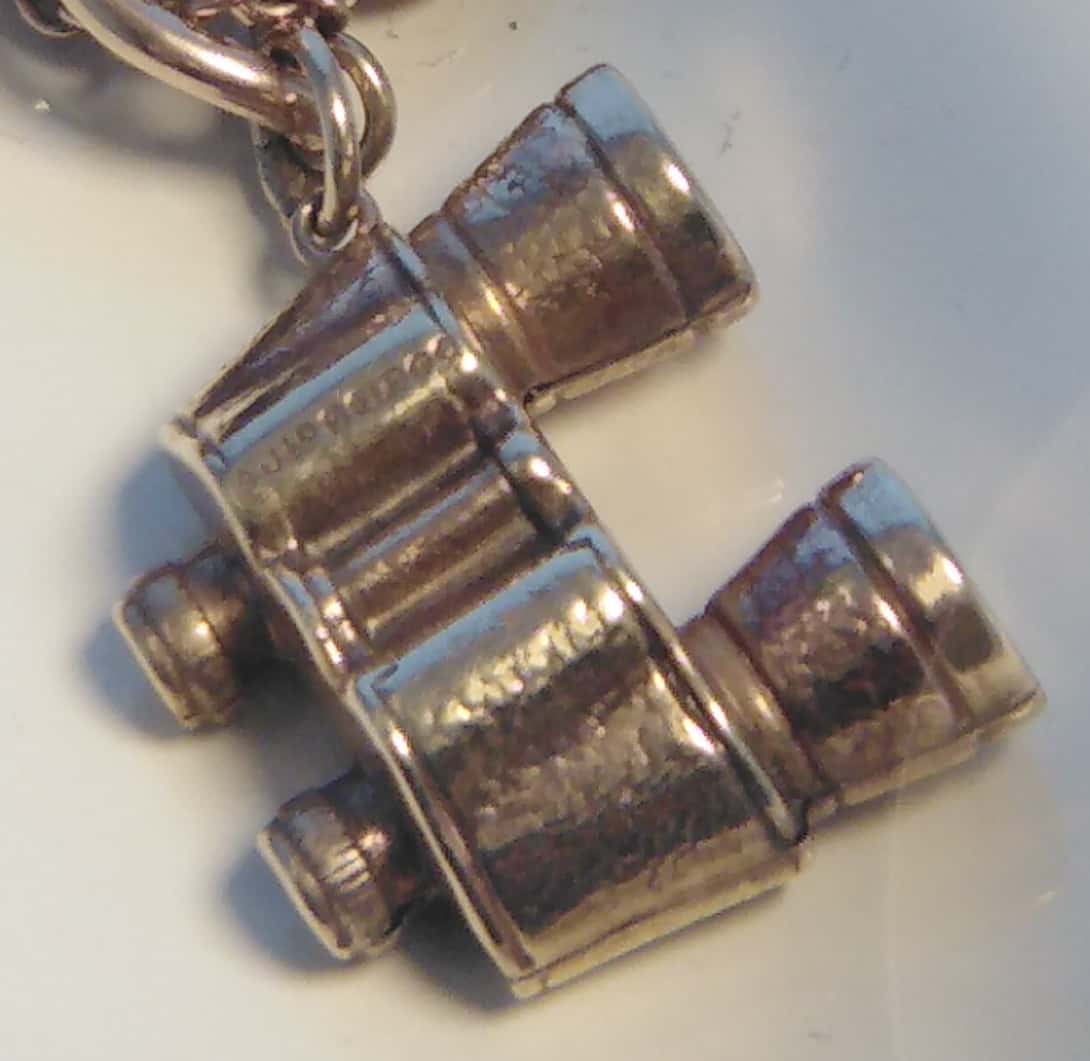 1963 9ct Gold Charm Bracelet and 10 Charms 32.8g